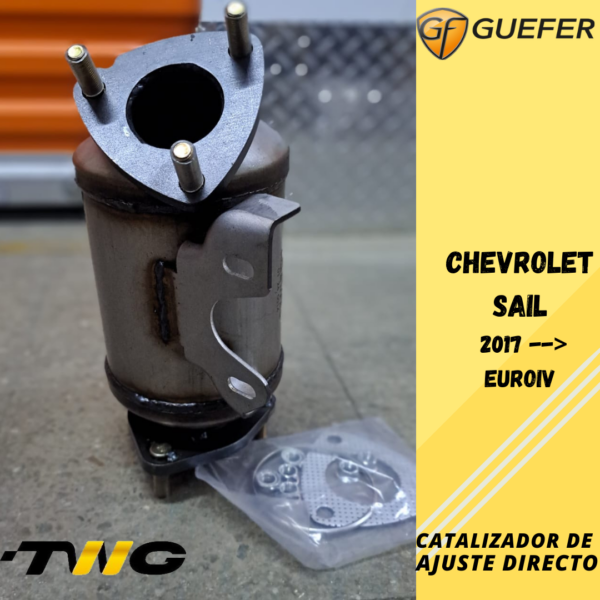 Catalítico Chevrolet Sail 2017 en adelante - Imagen 2